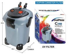 DOPHİN CF2400-UV 50W 2400 LT/S UV LAMBALI AKVARYUM DIŞ FİLTRE