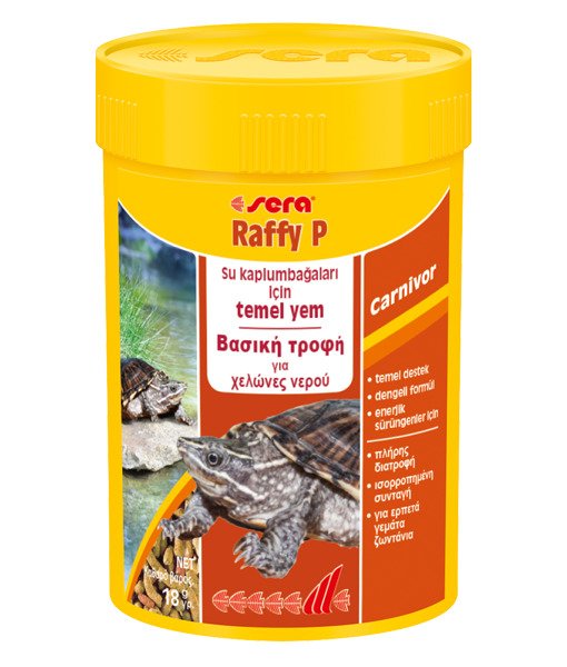Sera Raffy P - 100 Ml / 18 Gr. Kutu Kaplumbağa Yemi