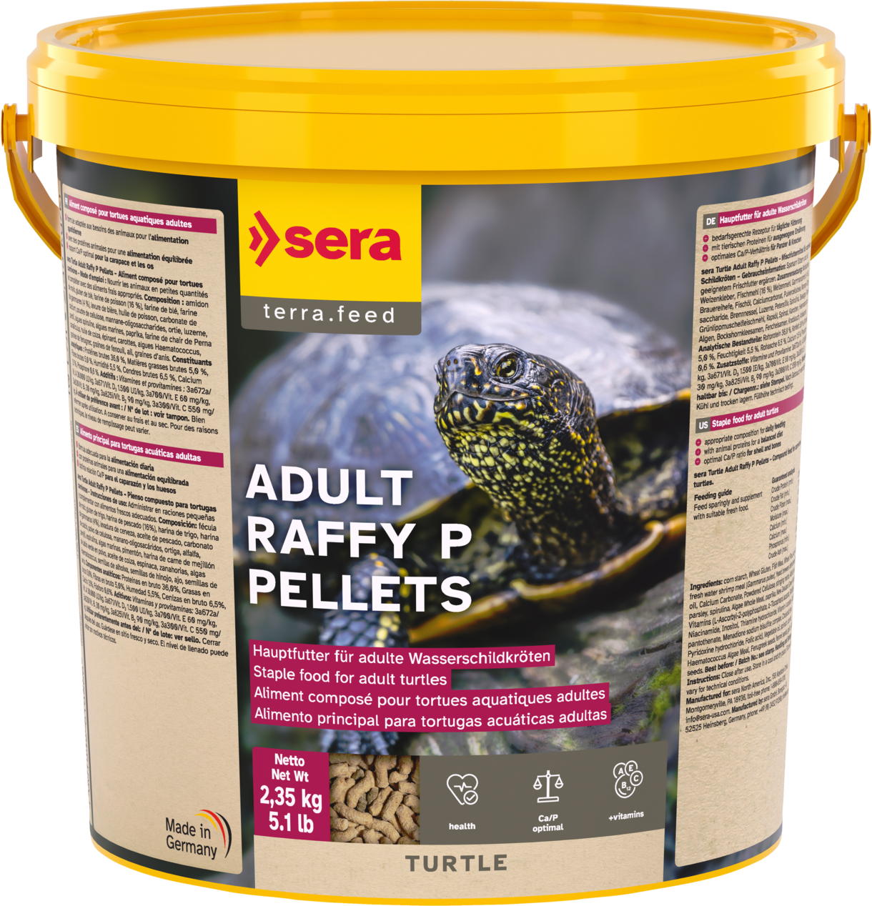 Sera Raffy P - 10 Lt (2 Kg) Kova Kaplumbağa Yemi