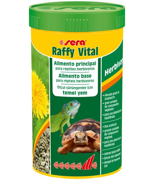 Sera Raffy Vital - 250 Ml / 47 Gr.  Kutu Sürüngen Yemi
