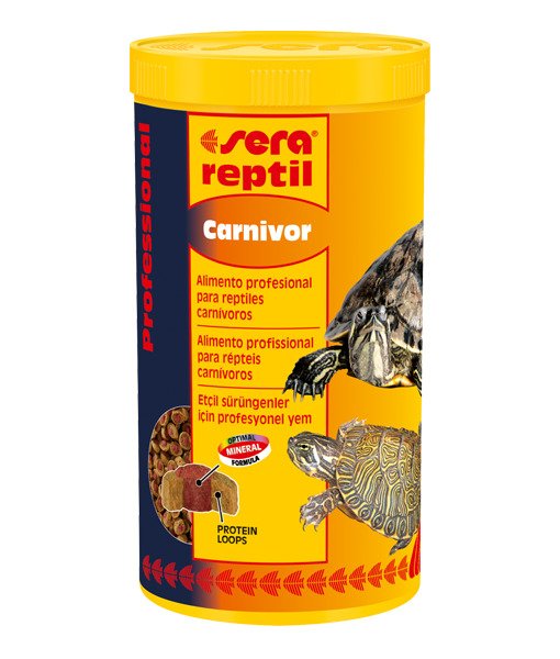Sera Reptil Carnivor Profesyonel Sürüngen Yemi Etçil - 1000 Ml Kutu Sürüngen Yemi