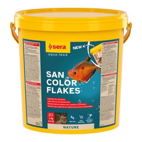 Sera San Nature - 10 Lt (2 Kg) Kova Balık Yemi