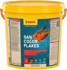 Sera San Nature - 10 Lt (2 Kg) Kova Balık Yemi