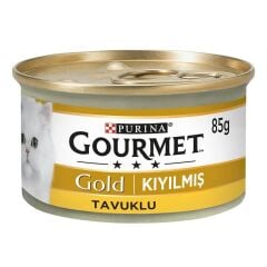 Purina Gourmet Gold Kıyılmış Tavuklu  Kedi Konservesi 85 Gr