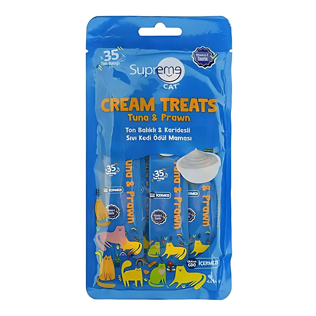 Sprme Ton Balıklı & Karidesli Krem Kedi Ödülü