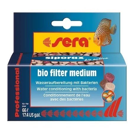 Sera Siporax Bio Active Professional 35Gr. Akvaryum Filtre Mazlemesi