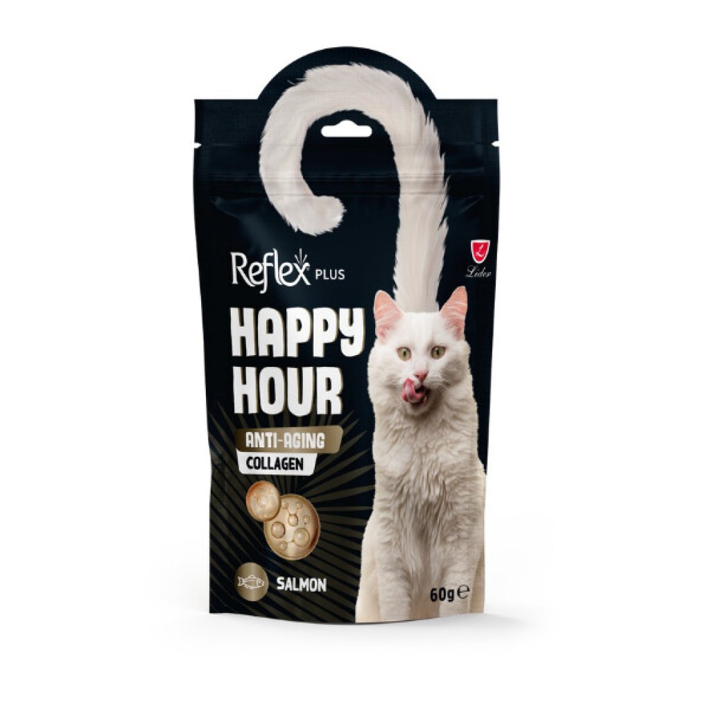 Reflex Plus Happyhour Cat Anti-Aging Colagen 60 Gr