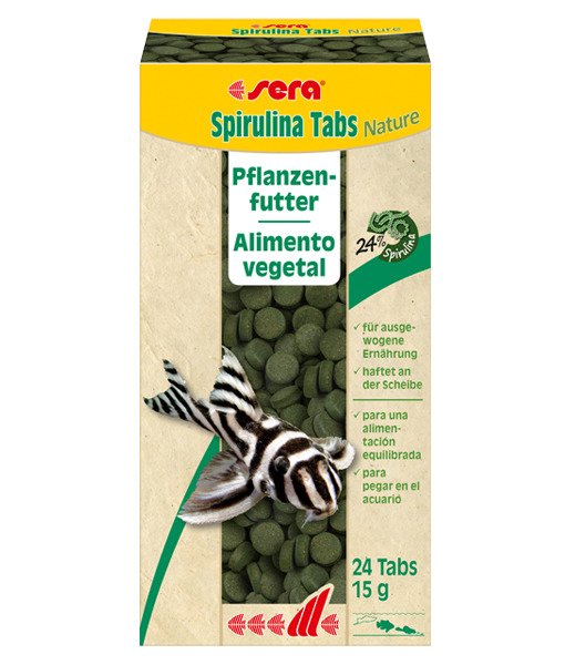 Sera Spirulina Nature - 24 Tablet Kutu Balık Yemi