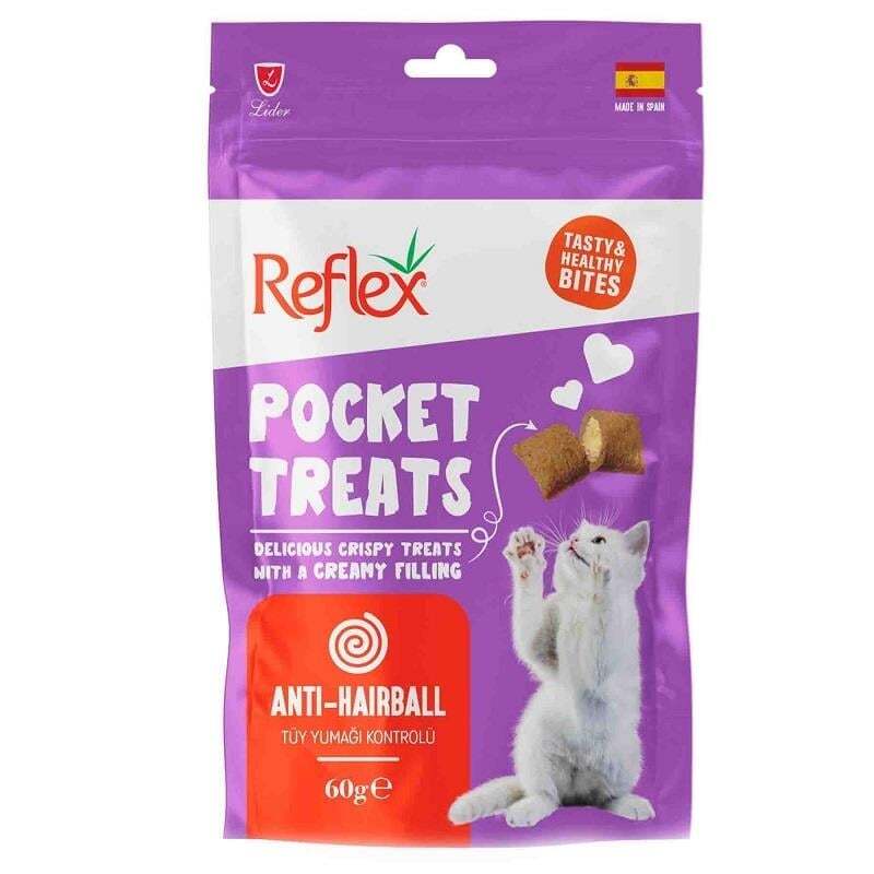 Reflex Pocket Treats Hairball Control Kedi Ödülü 60 Gr