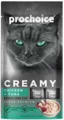 Prochoıce Creamy Chıcken&Tuna 60G 4X15