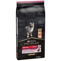 PRO PLAN MEDİUM PUPPY SENSİTİVE SKİN SOMONLU YAVRU KÖPEK MAMASI 12KG