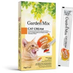 Garden Mix Kedi Kreması Ördek + Malt 15Gr*5