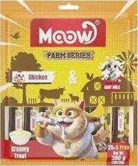 Moow Tavuklu Farm Keçi Sütlü Kedi Ödül Maması