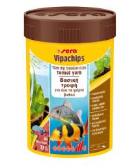 Sera Vipachips Tablet - 100 Ml / 37 Gr. Kutu Balık Yemi