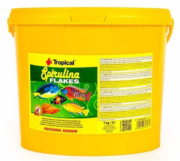 TROPİCAL SPİRULİNA FLAKES 50 GR BALIK YEMİ (AÇIK)