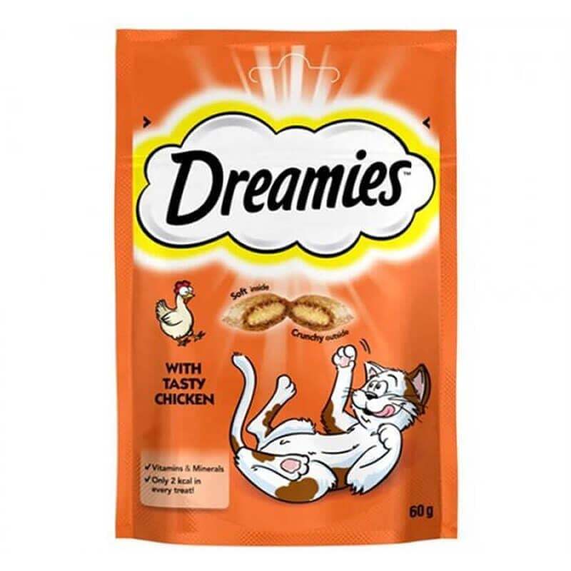 Dreamies With Tasty Chicken 60Gr. Kedi Ödülü