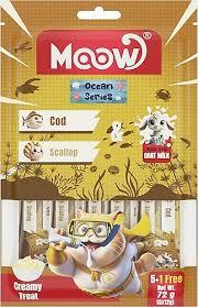 Moow Morina&Tarak Kabuklu Keçi Sütlü 12gr*6 lı Kedi Ödülü