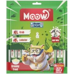 Moow Karides&Yengeçli Keçi Sütlü 12gr*6 lı Kedi Ödülü