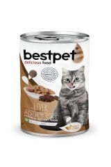 Bestpet Parça Etli ve Ciğerli Yetişkin Kedi Konservesi 400gr