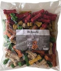 Dr.Sacchi Munchy Kemik Renkli Köpek Ödülü - 1'' 6 Gr 100'lü