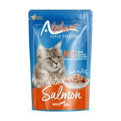 Alpha Somonlu Kedi Konservesi 85Gr