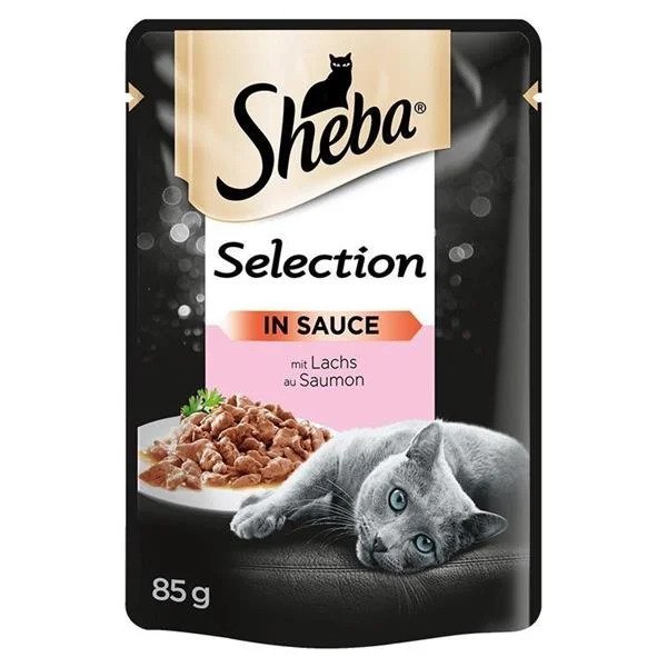 Sheba Somonlu Yetişkin Kedi Yaş Maması 85 Gr