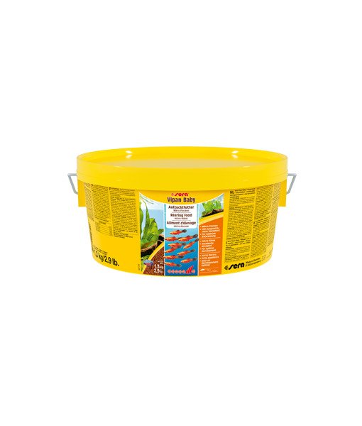 Sera Vipan Baby - 2000 Ml (1,3 Kg) Kova Balık Yemi