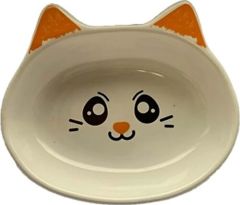 CHAT KEDİ KULAKLI SERAMİK MAMAKABI 200 ML