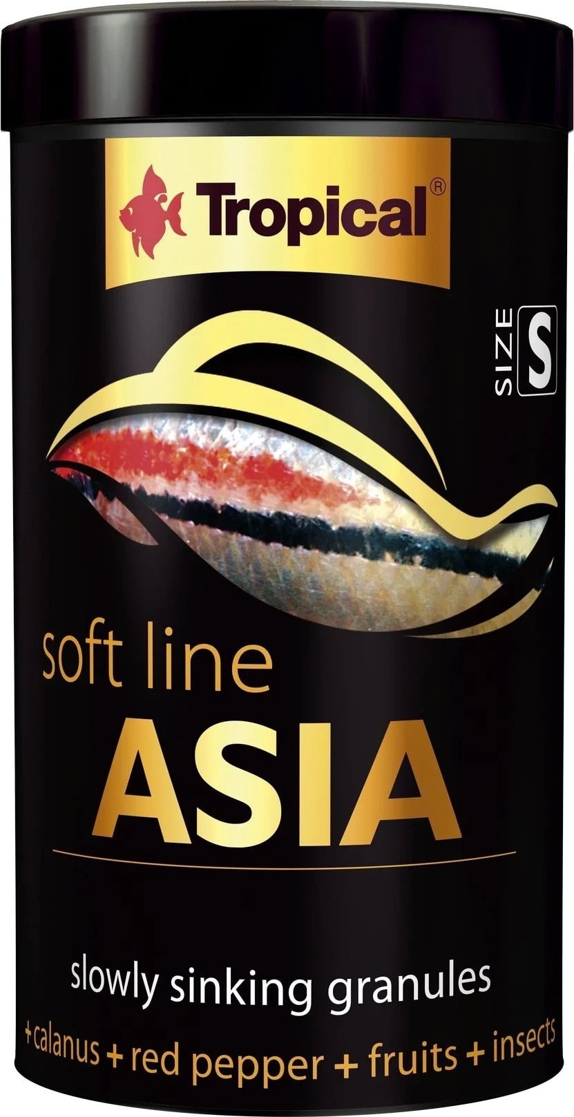 Tropical Soft Line Asıa Size S Kutu Balık Yemi 100Ml/50G