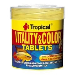 TROPİCAL VİTALİTY&COLOR TABLETS A 50ML/36GR KUTU BALIK YEMİ