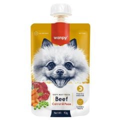 WANPY TAZE ET EZMESİ SIĞIR ETLİ&HAVUÇLU 90 GR KÖPEK ÖDÜLÜ