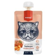 WANPY TAZE ET EZMESİ SOMONLU&TAVUKLU 90 GR KEDİ ÖDÜLÜ