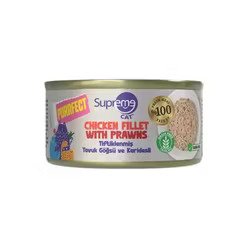 Sprme W Cat Premium Konserve - Tiftiklenmiş Tavuk Karides 70 Gr