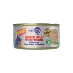 Sprme W Cat Premium Konserve - Tiftiklenmiş Tavuk Karides 70 Gr