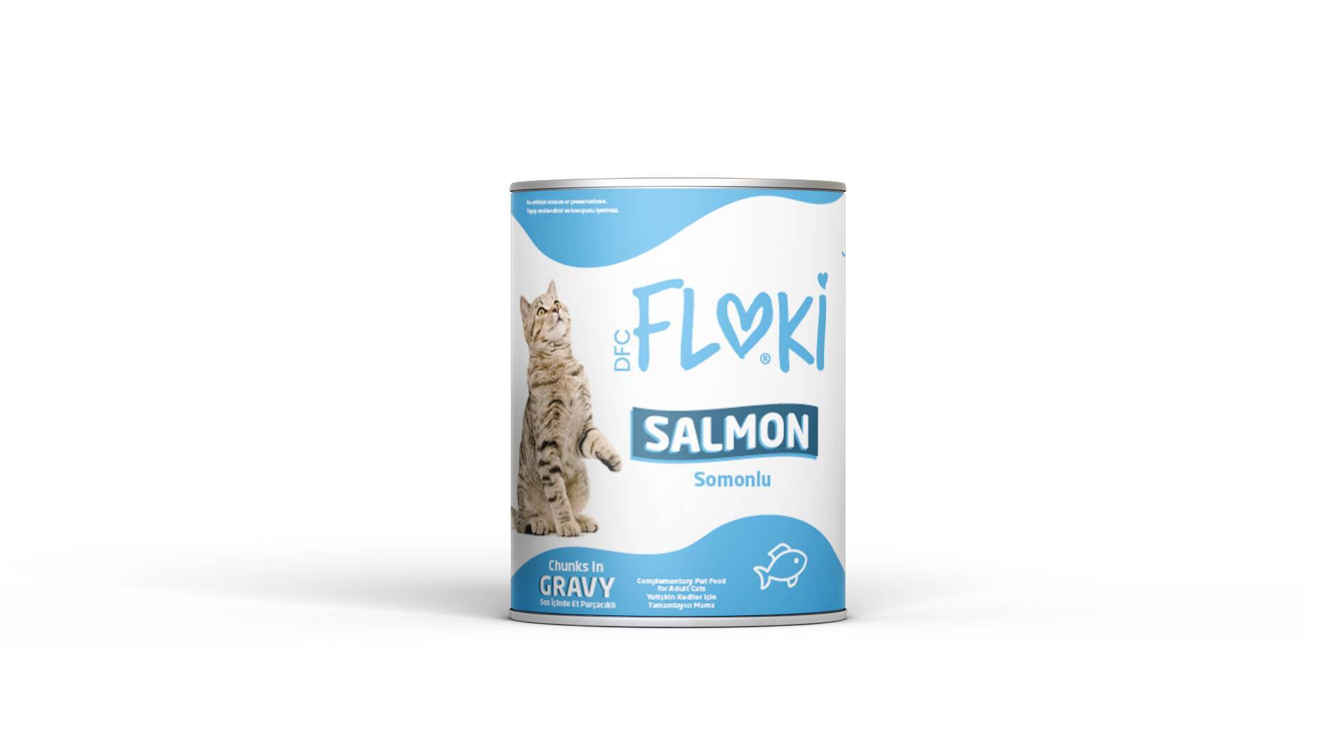 Floki Yetişkin Somonlu Kedi Konservesi 400 Gr