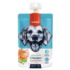 Wanpy Taze Et Ezmesi Tavuklu&Havuçlu 90 Gr Köpek Ödülü