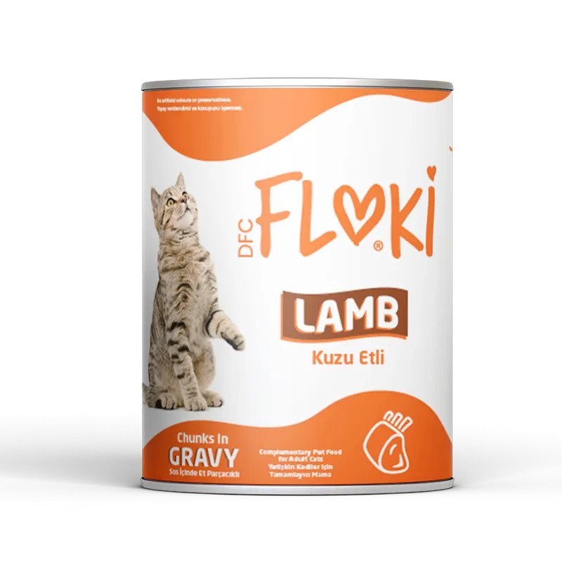 Floki Yetişkin Kuzu Etli Kedi Konservesi 400 Gr