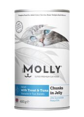 Molly Konserve Balıklı 400 Gr Kedi Yaş Maması