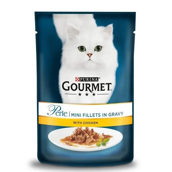 Gourmet Tavuklu Pouch 85 Gr Kedi Yaş Maması