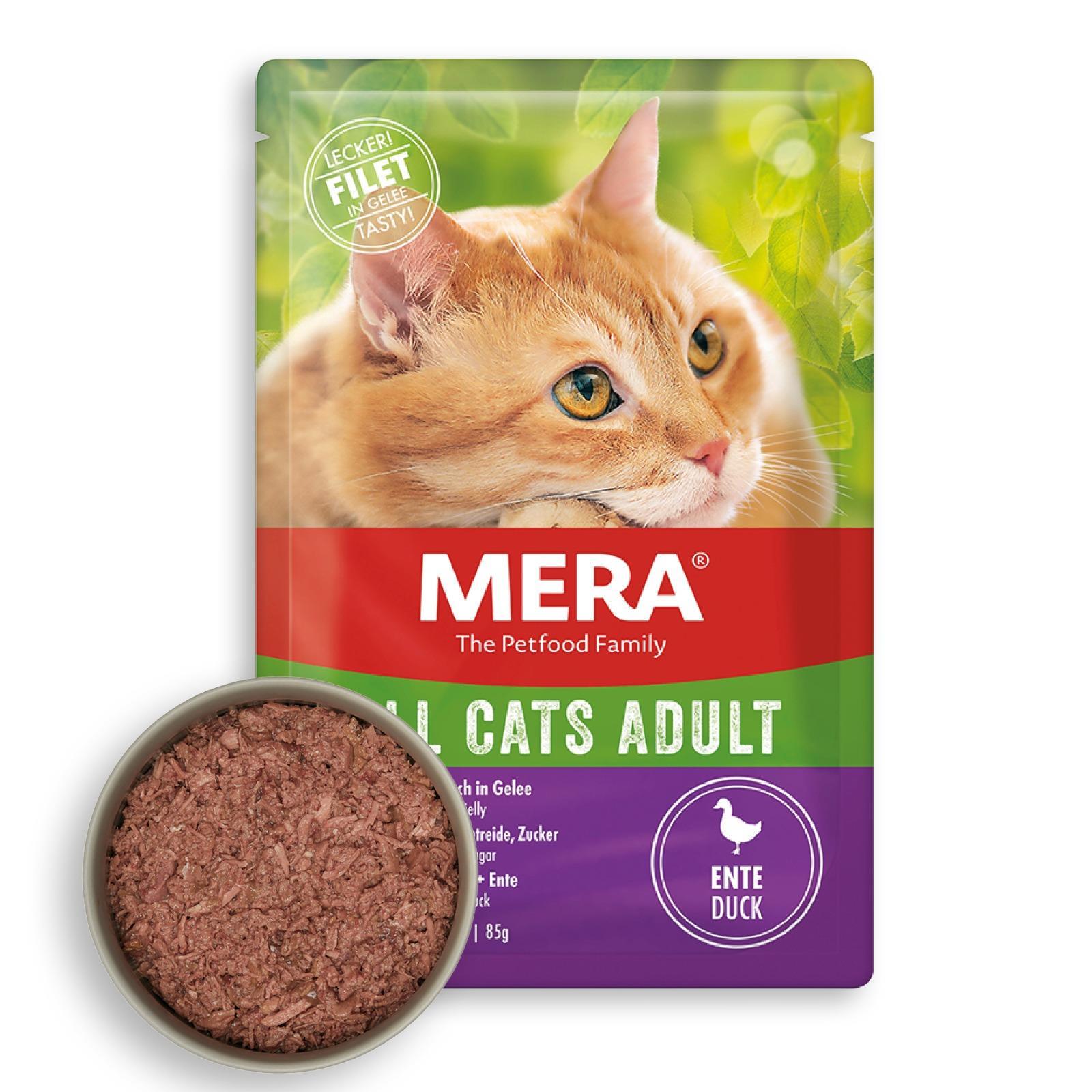 Mera Tahılsız Ördekli Pouch Kedi Konservesi 85 Gr