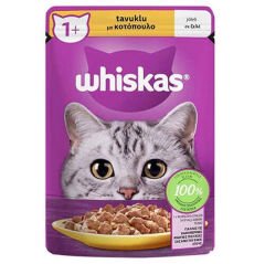 Whiskas Tavuklu Jöleli Yaş Mama 85Gr
