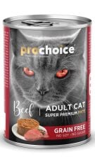 Prochoice Adult Cat Beef 400 Gr Konserve