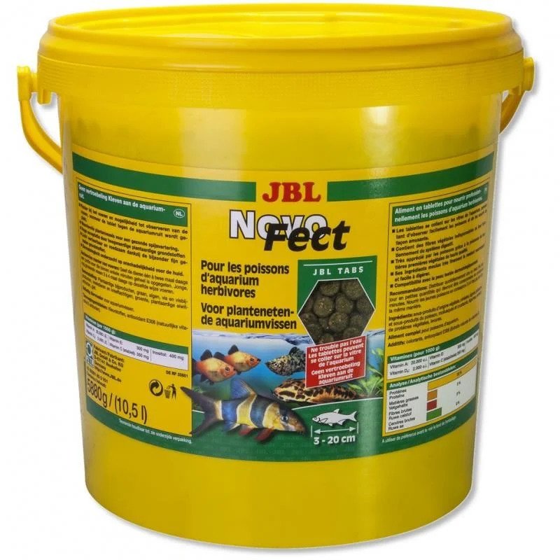 JBL Novo Fect 10500ml./5,88kg. Tablet Kova Balık Yemi