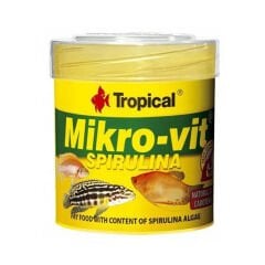 Tropical Mikro-Vit Spirulina 50Ml/32G Kutu Balık Yemi