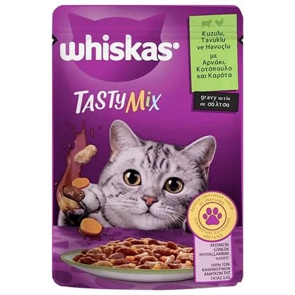 Whiskas Kuzulu&Tavuklu&Havuçlu Kedi Ödülü 85 Gr
