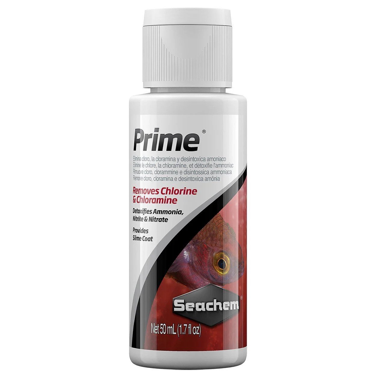 SEACHEM PRİME 50ML KLOR, KLORAMİN, AMONYAK GİDERİCİ SU DÜZENLEYİCİ