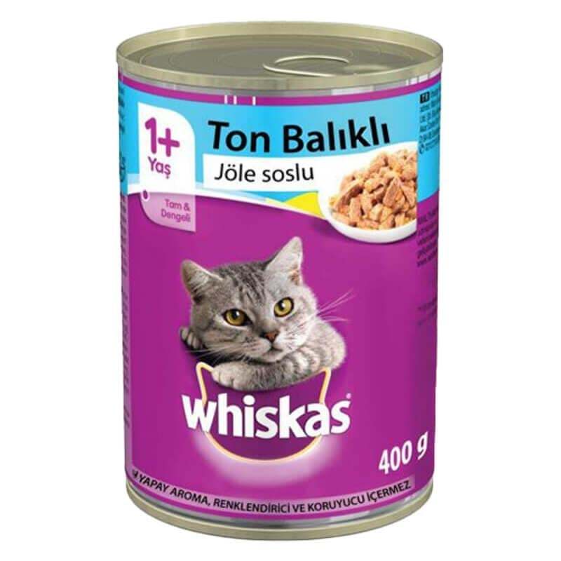 Whiskas Kedi Maması 400 Gr Ton Balıklı Konserve