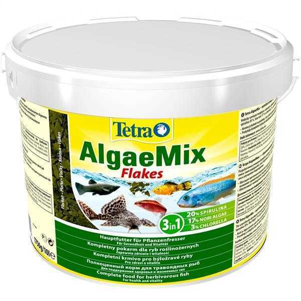 Tetra AlgeaMix Flakes 10lt./1,75kg. Kova Balık Yemi