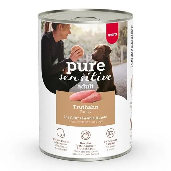 Mera Pure Tavuk Yürekli Köpek Konservesi 400 Gr