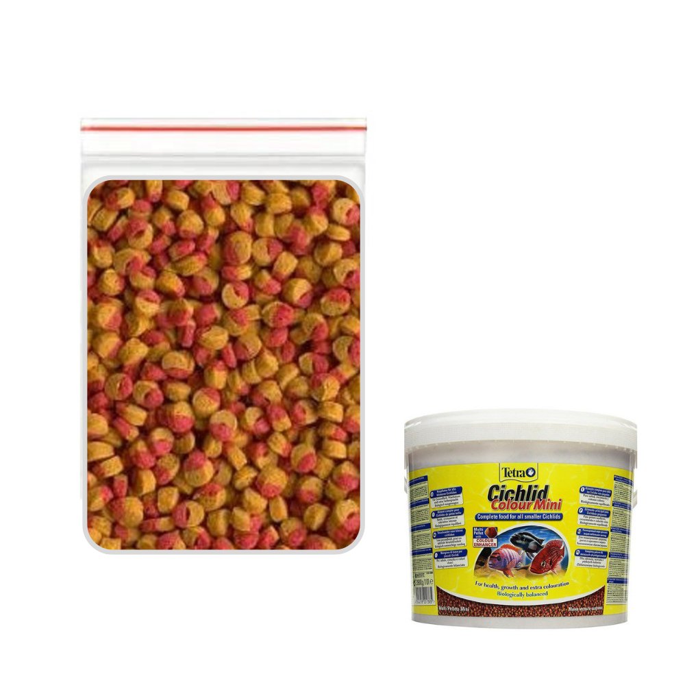 Tetra Cichlid Colour Mini Pellets 100Gr  Balık Yemi (Açık)